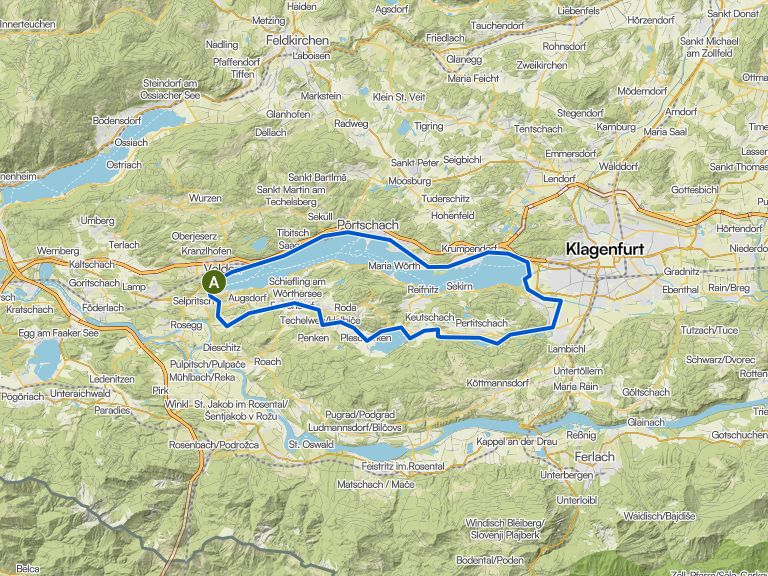 Mit dem Rad rund um den Wörthersee | Fahrradtour | Komoot
